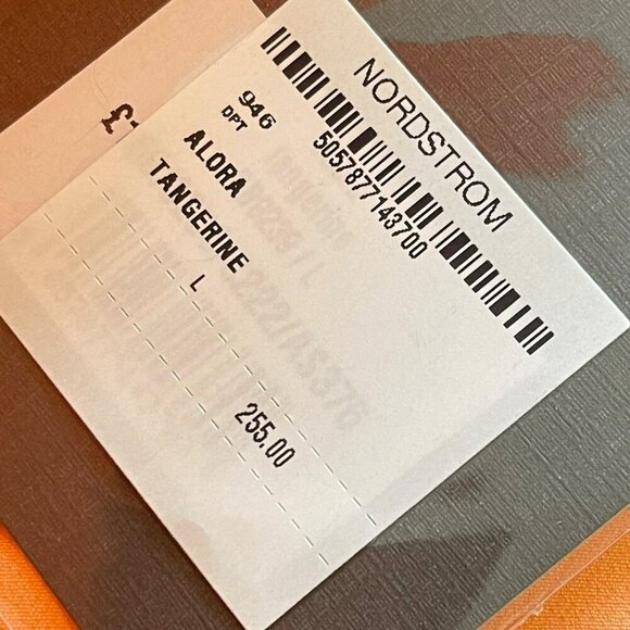 House of CB Midi Dress Corset Orange Strapless Ruched Sexy Sz Large NWT - Picture 10 of 11